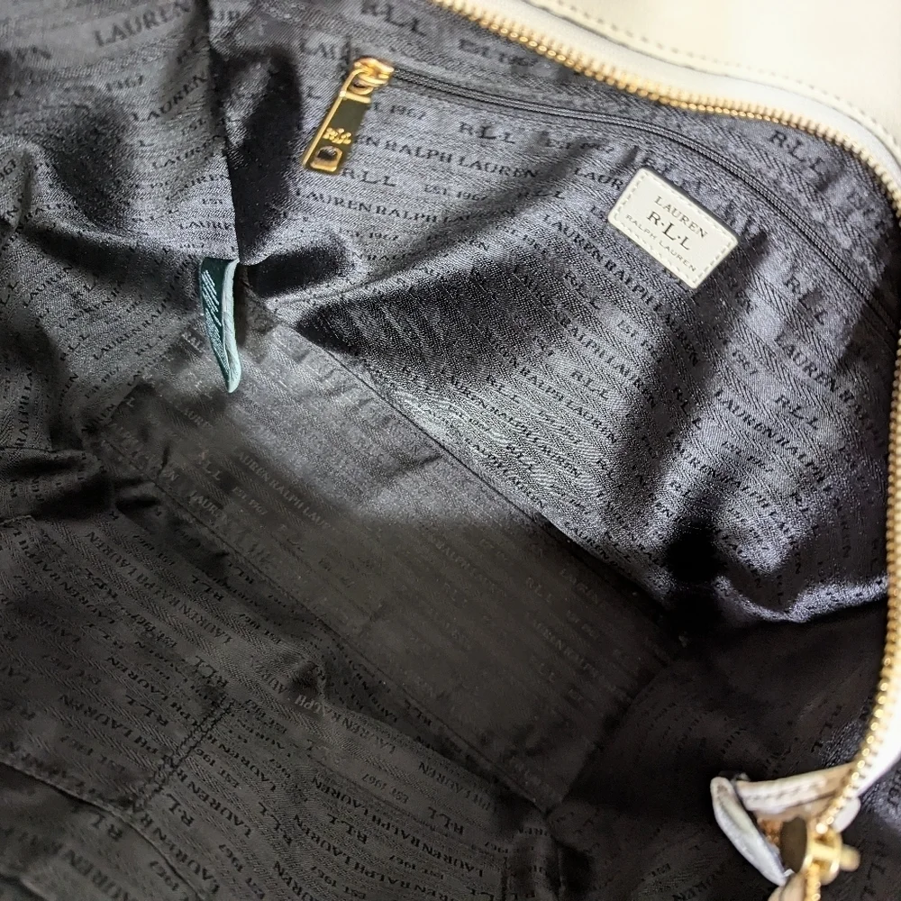 Lauren Ralph Lauren lrl leather